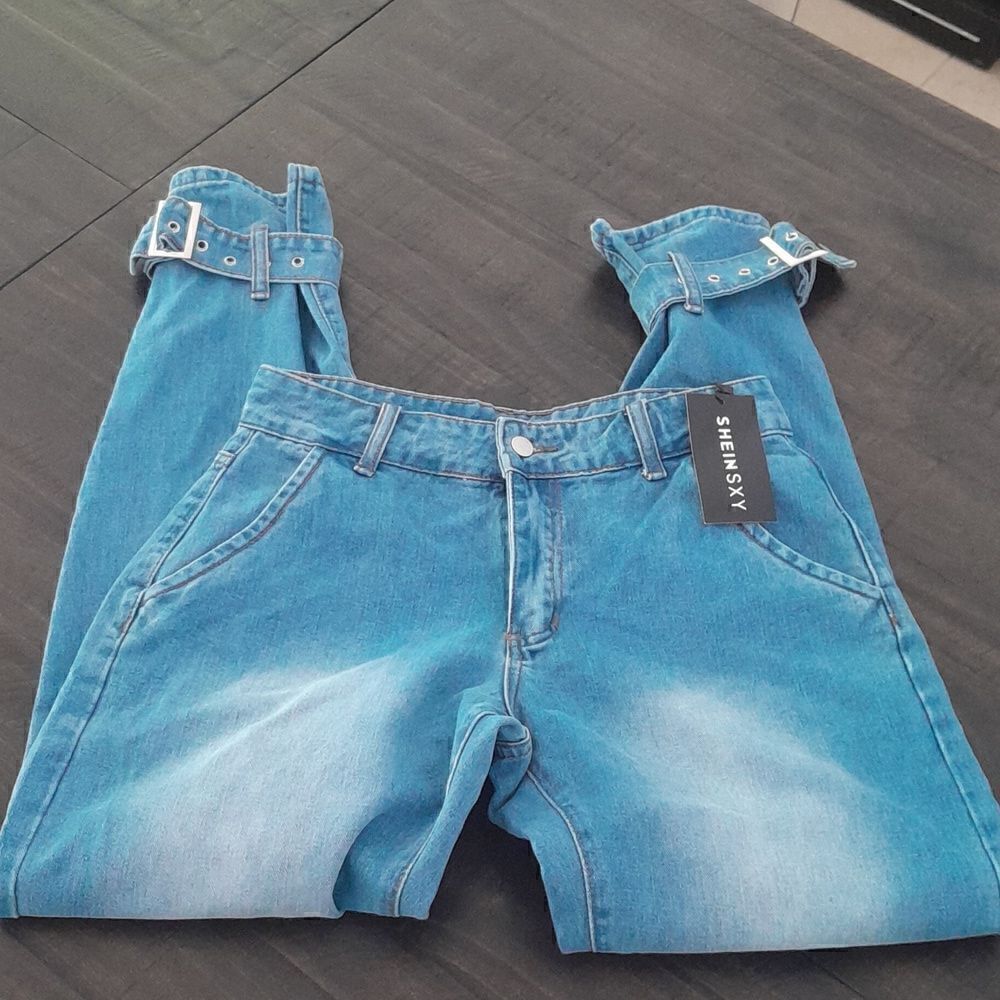 Shein jeans Tie ankle belt detail very cute newβwithβtagsβsizeβ25